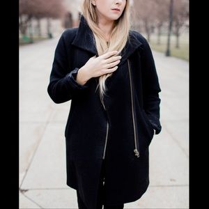J. Crew City Coat Black